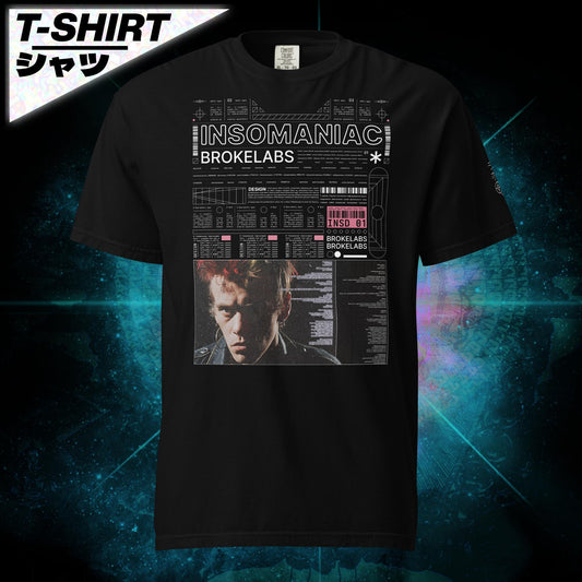 INSOMANIAC soma barber beats tape designer underground streetwear geometric techwear shirt