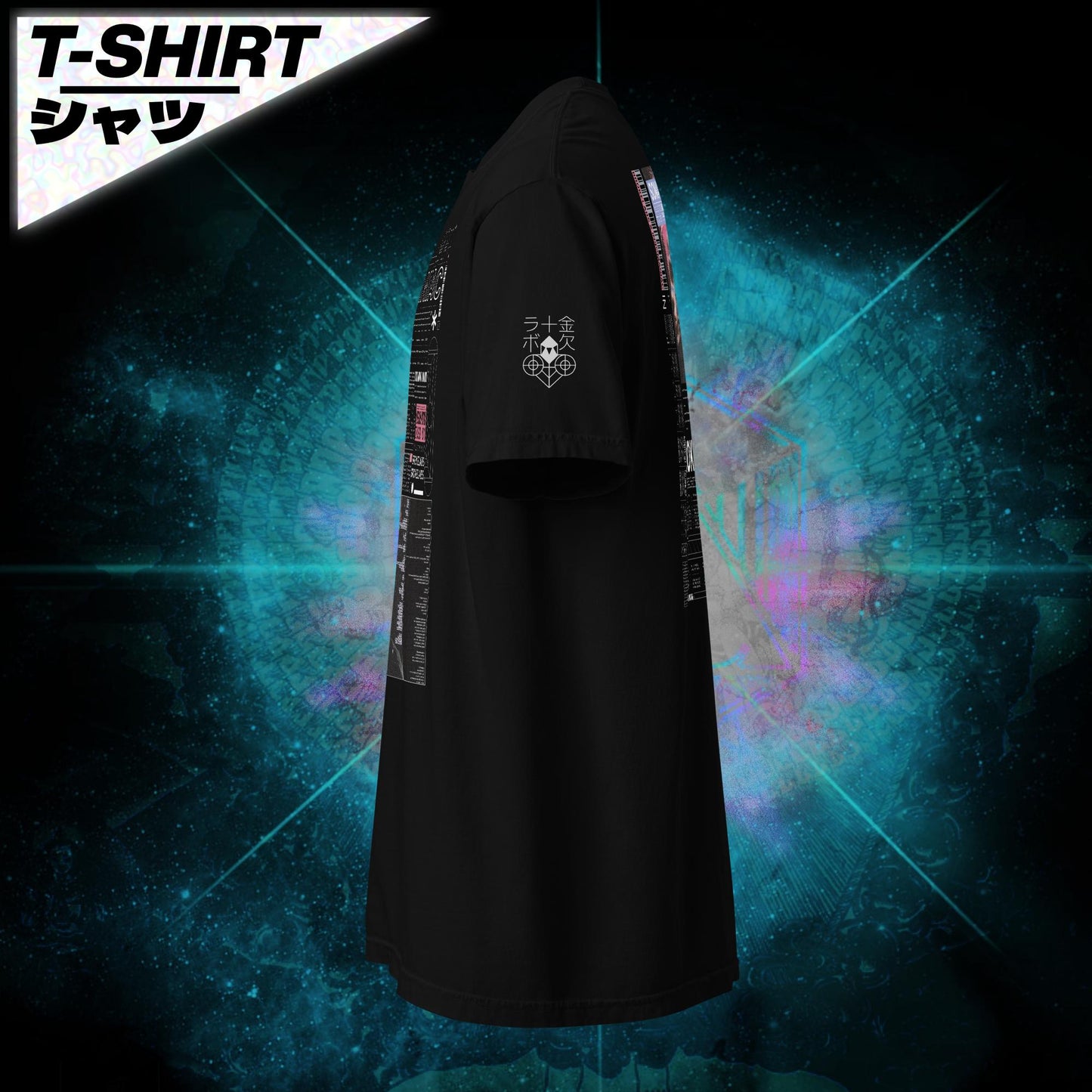 INSOMANIAC soma barber beats tape designer underground streetwear geometric techwear shirt