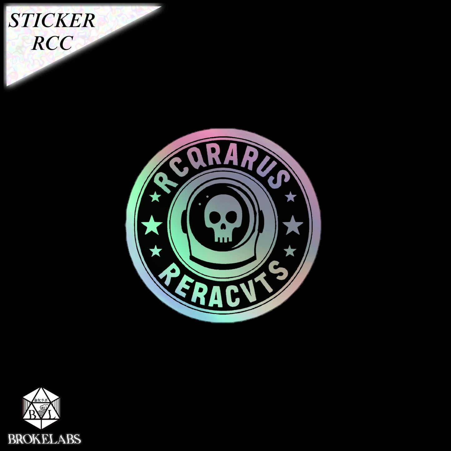 RCC - Holographic Logo Sticker