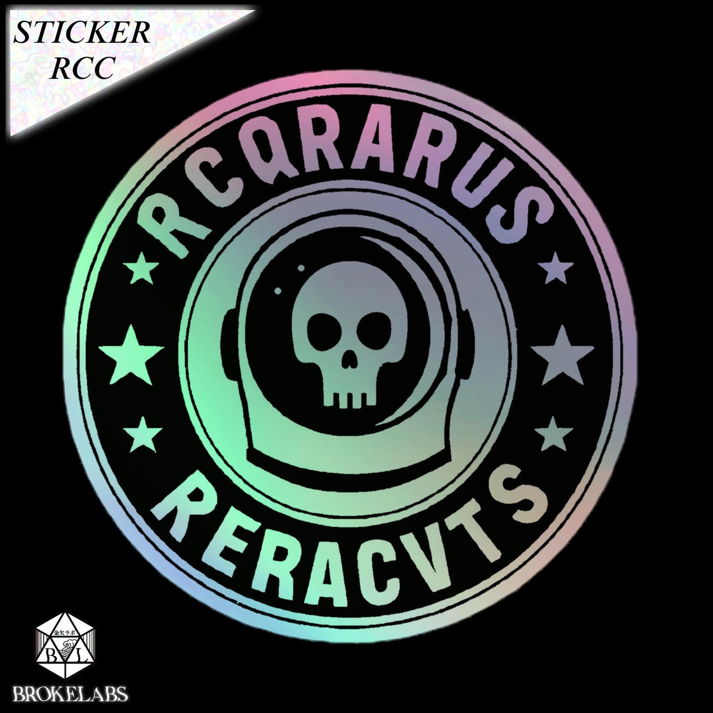 RCC - Holographic Logo Sticker