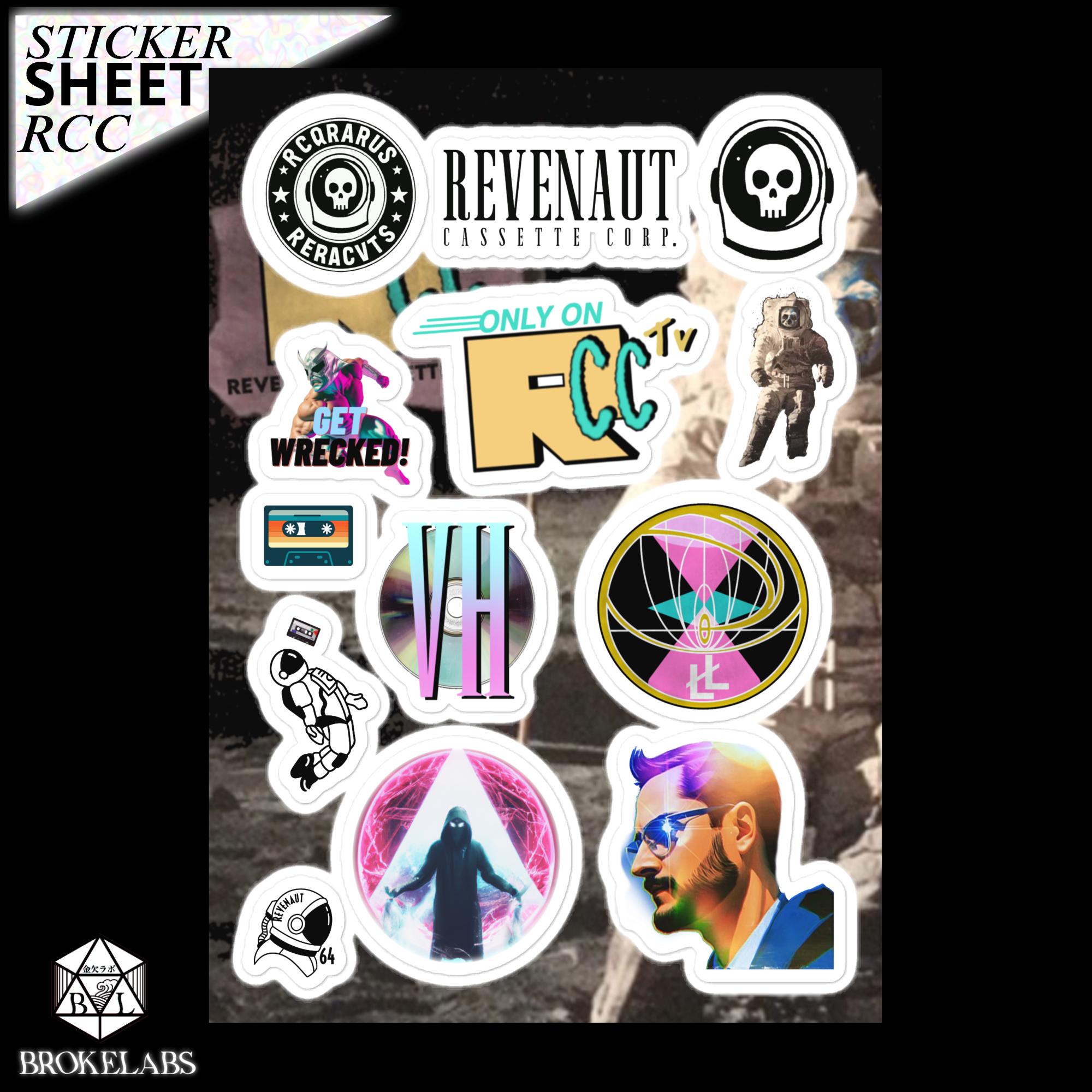 Ocrc Sticker RCC - Sticker Sheet – BrokeLabs