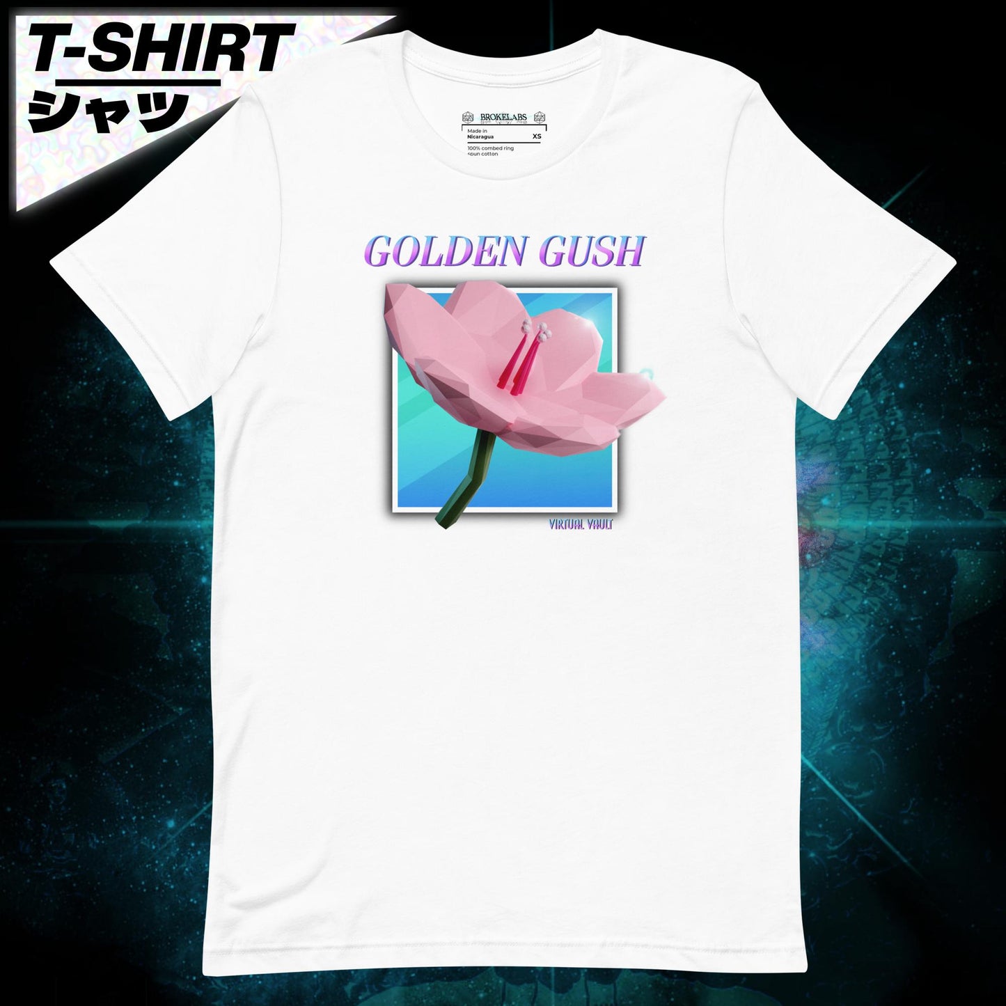 Golden Gush - Virtual Vault T-Shirt